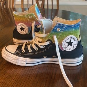Unique Converse High Top Sneakers Youth Size 4.5
